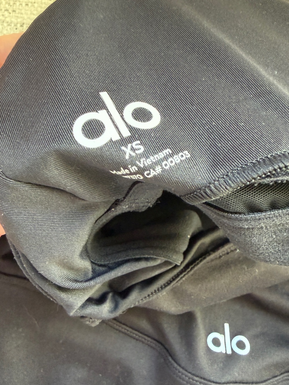 ALO Yoga Black Mini Dress with Spaghetti Straps - Picture 7 of 7